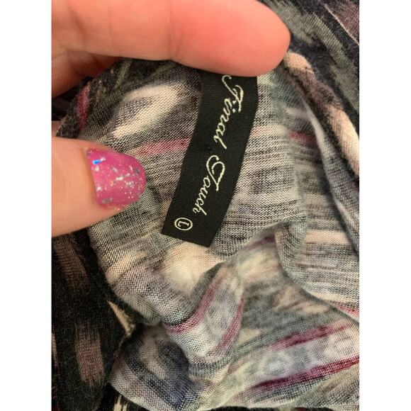 Final Touch long sleeves cropped top size Large - Picture 3 of 7